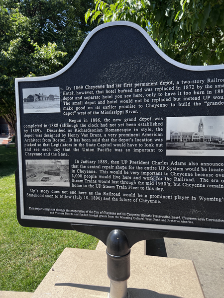 sign about Cheyenne
