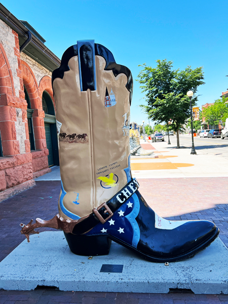 another boot in Cheyenne