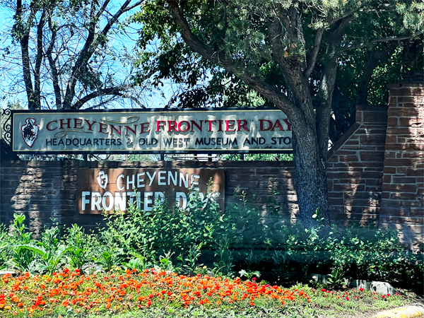 Cheyenne Frontier Days sign 