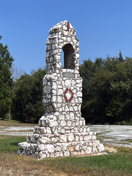 first stone structure seen