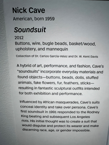 sign about Nick Cave, artist