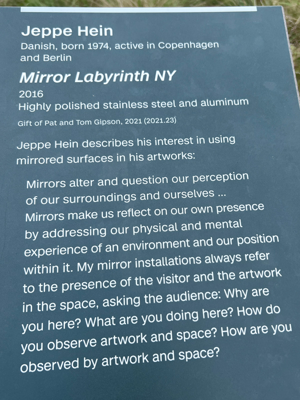 Mirror Labyrinth sign