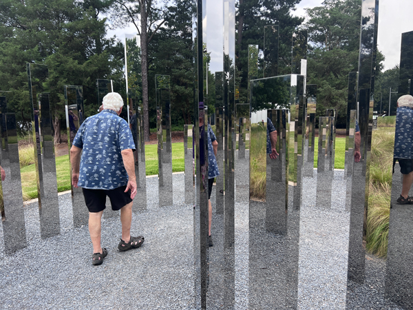 Lee Duquette in the mirrors