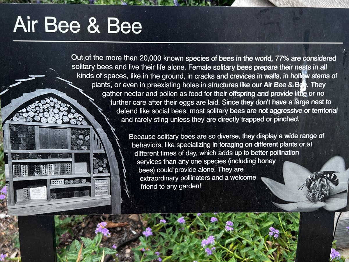 air Bee and Bee sign