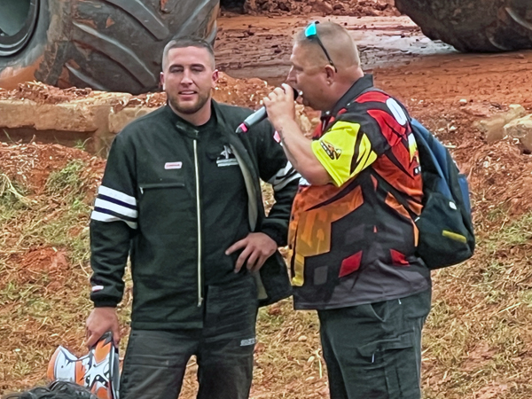 Mason Rife in Outlaw Mosnter Truck