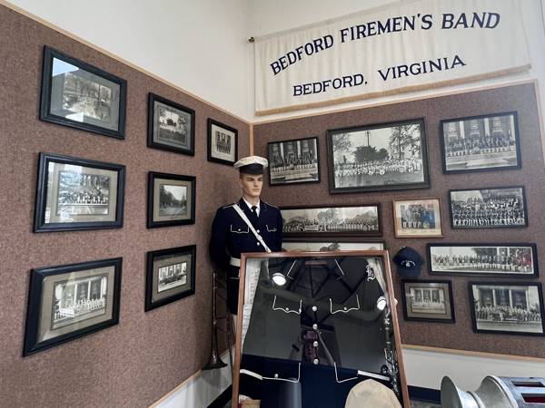 Bedford Firemen's Band exhibit