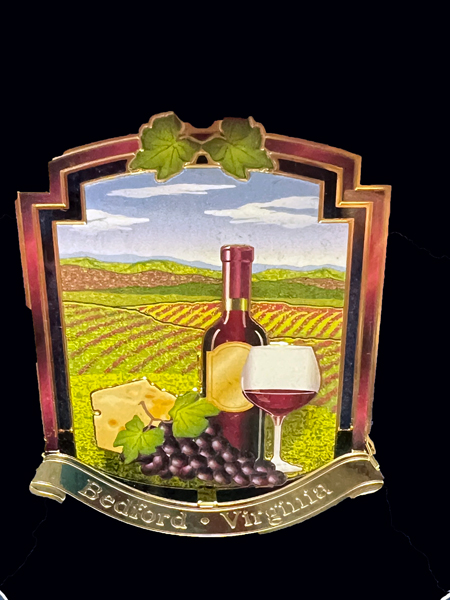 Bedford Virginia wine sign