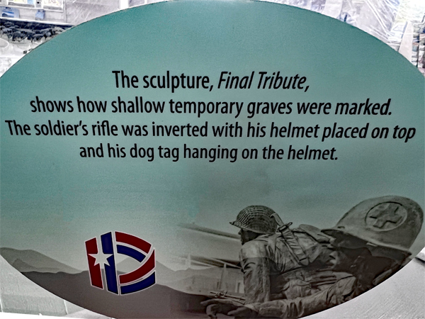 Final Tribute sign