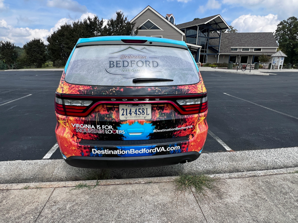 The Destination Bedford car 