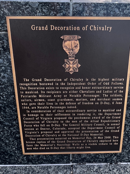 chivalry sign