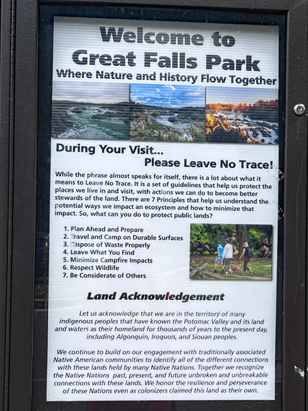 Great Falls Park information