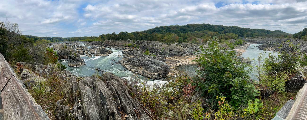 Panorama at Great Falls Park