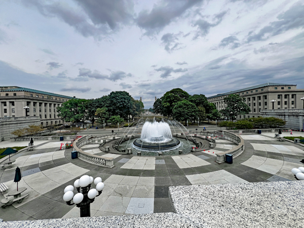 Pennsylvania War Veterans Memorial fountain