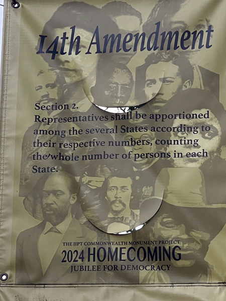 14th Amendment sign