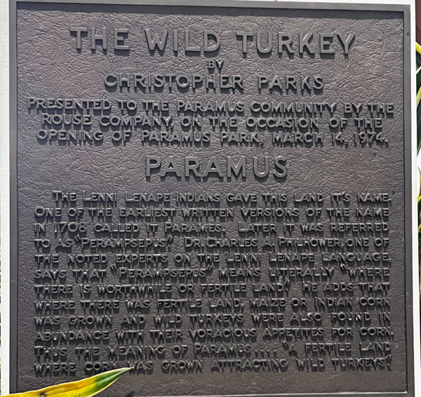 sign about The Wild Turkey