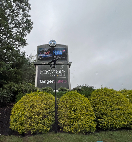Foxwoods Resort and Casino sign