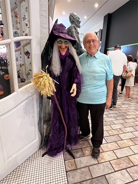 Lee Duquette and a witch