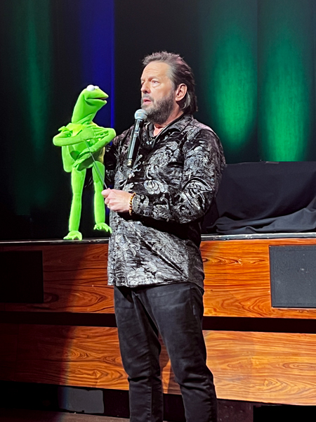 Terry Fator with Kermit the Frog