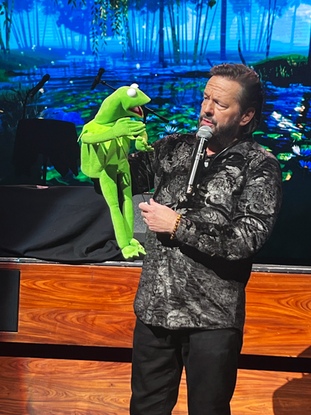 Terry Fator with Kermit the Frog