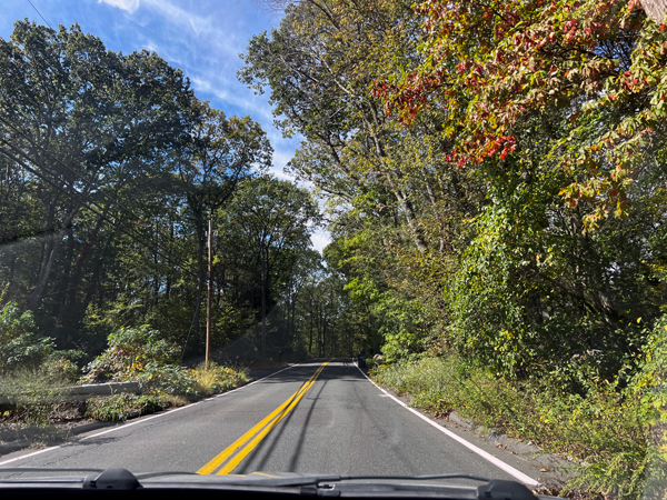 leading back to town