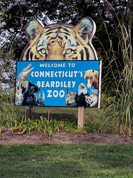 Connecticut's Beardsley Zoo sign