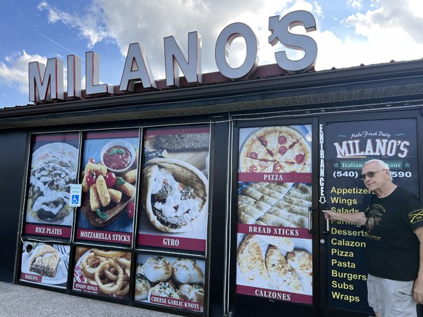 Milano's Italian Restaurant  and Lee Duquette