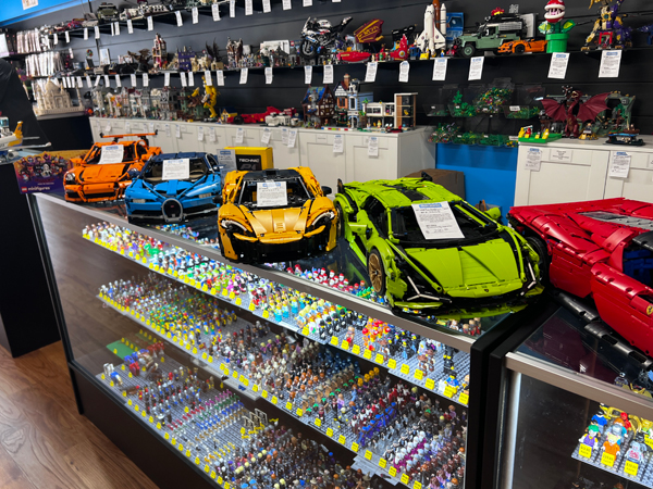 inside a Lego Store on Main Street