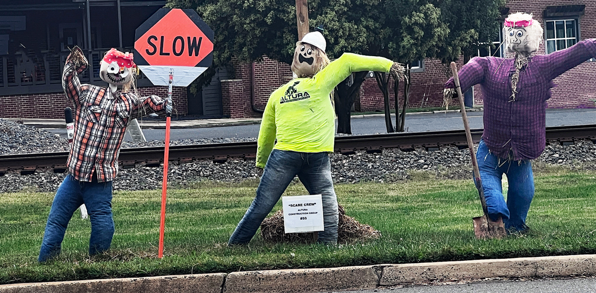 Altura Construction Group scarecrows