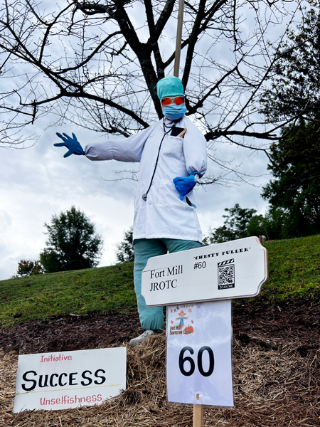 Fort Mill JROTC scarecrow