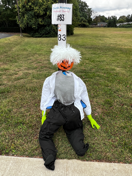 Quarks Academy scarecrow