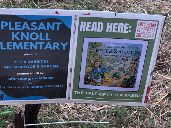 Pleasant Knoll Elementary sign