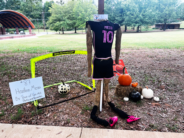 Fort Mill Parks and Recreation scarecrow