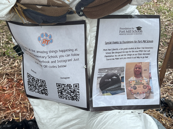 Foundation for Fort Mill Schools scarecrow