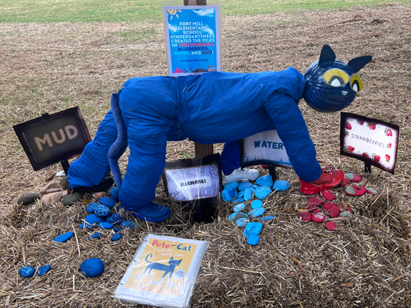 Fort Mill Elementary School Kindergartners scarecrow