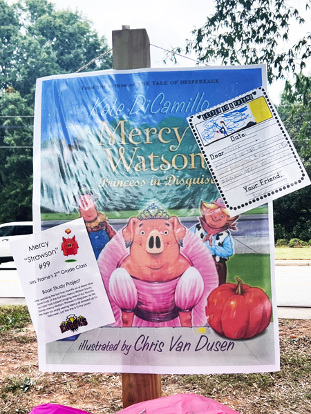 Mrs Frame's 2nd Grade Class scarecrow