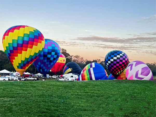 hot air balloons