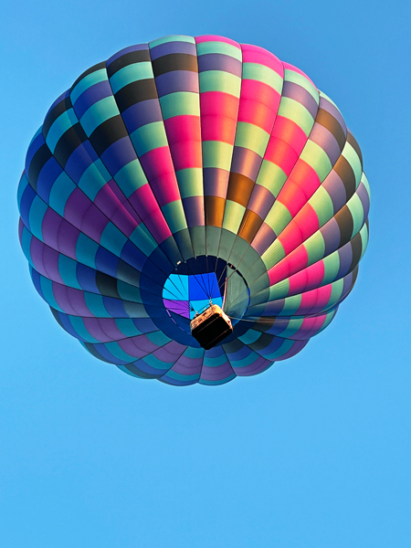 hot Air Ballon and pilot Don Edwards