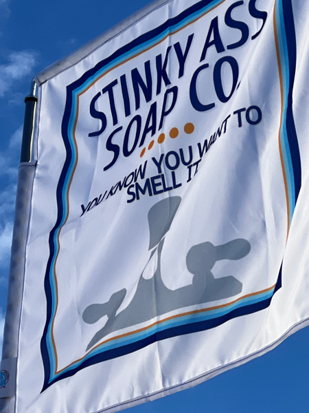 Stinky Ass Soap Company sign