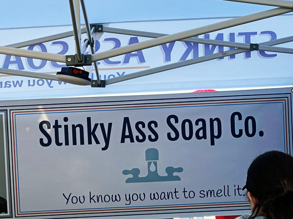 Stinky Ass Soap Company sign