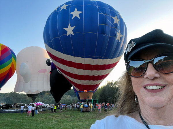 Karen Duquette and hot air balloons