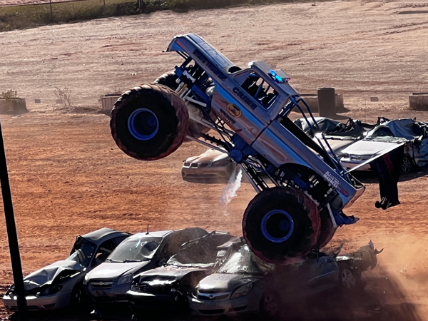 BJ Maconi in Crime Time State Trooper Monster Truck