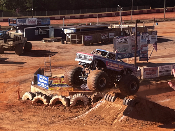 liff Vowell in the Virginia Giant Mosnter Truck