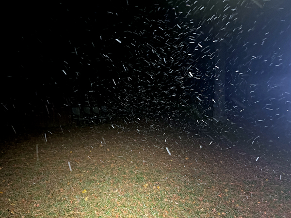snow flurries in Fort Mill, SC