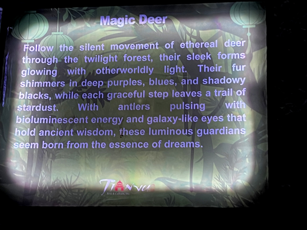 sign about Magic Deer