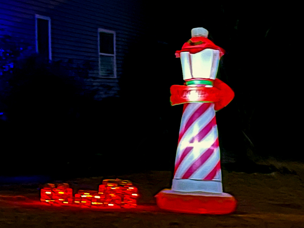 Lighthouse and presents