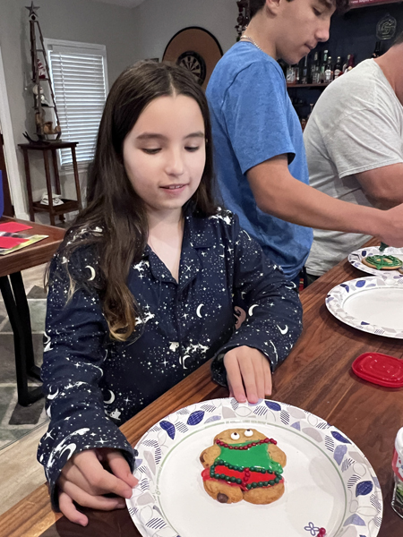 Gabriella and her cookie