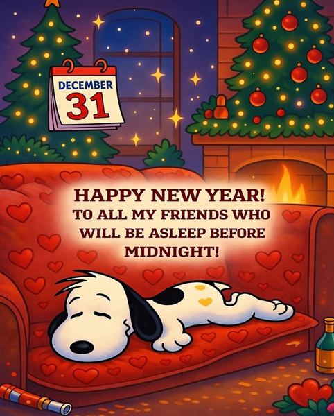 Happy New Year to those sleeping