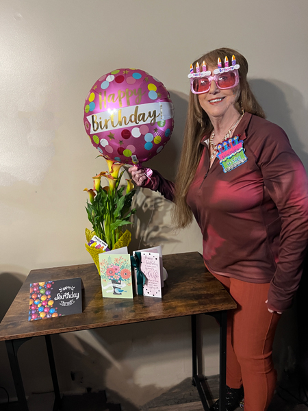 Karen Duquette  celebrated her birthday