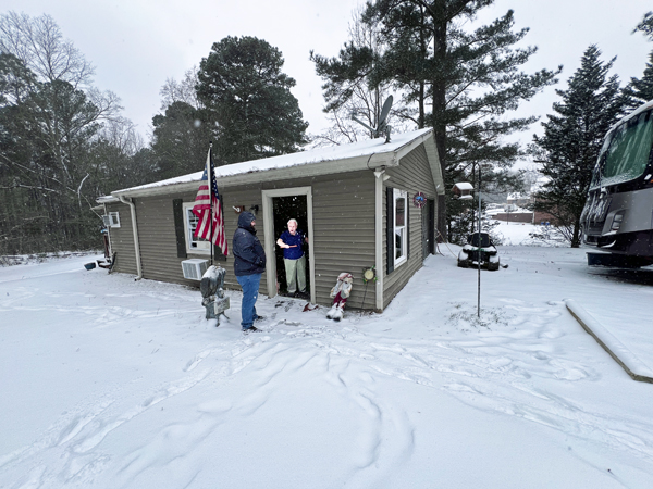 Lee Duquette and his grandso