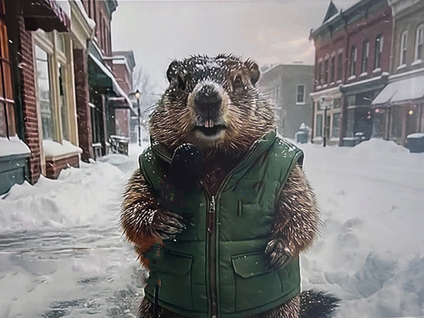 Groundhog weatherman